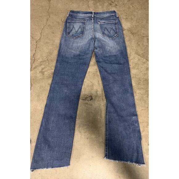 Mother The Runaway Step Fray Blue Jeans In Leaps And Bounds size 29 X 30 - Picture 16 of 16